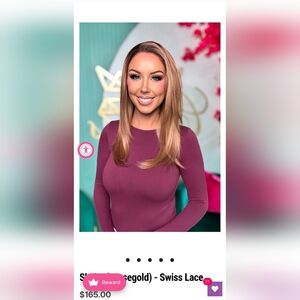 Chelsey Smith Cosmetics Skylar Swiss Lace Brosegold NWT